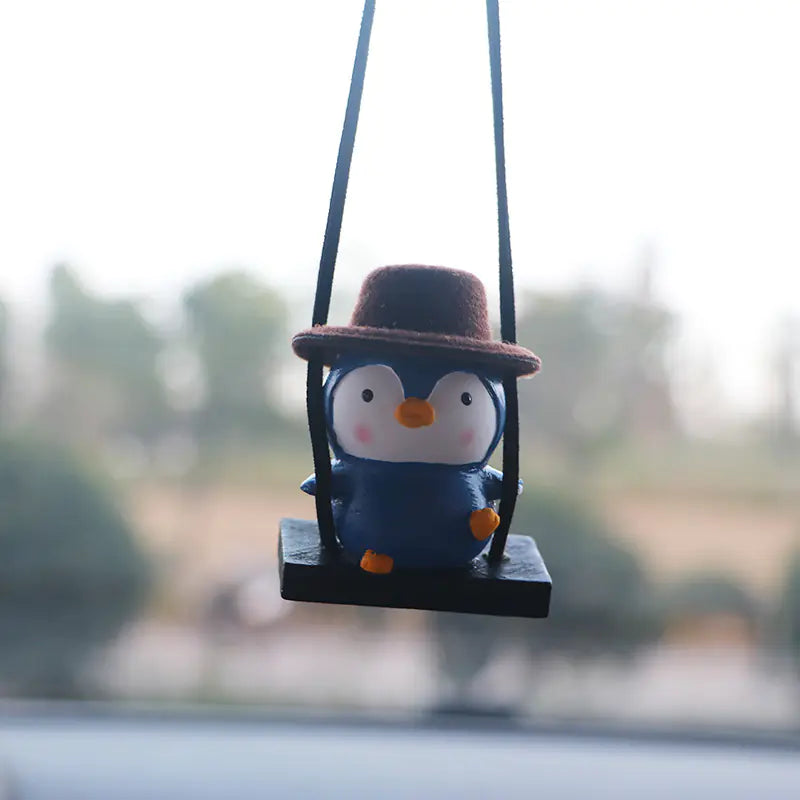 Swinging Penguin Charm