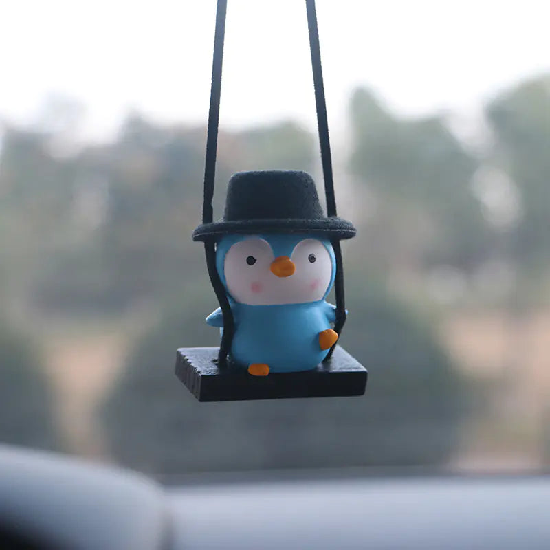 Swinging Penguin Charm