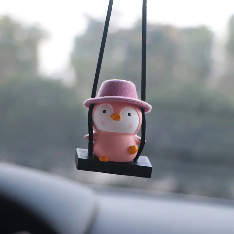 Swinging Penguin Charm