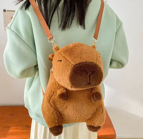 Kawaii Capybara Plushie Backpack - 3 Styles