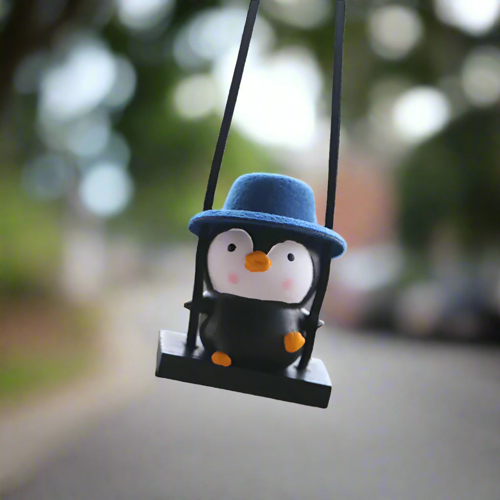 Swinging Penguin Charm
