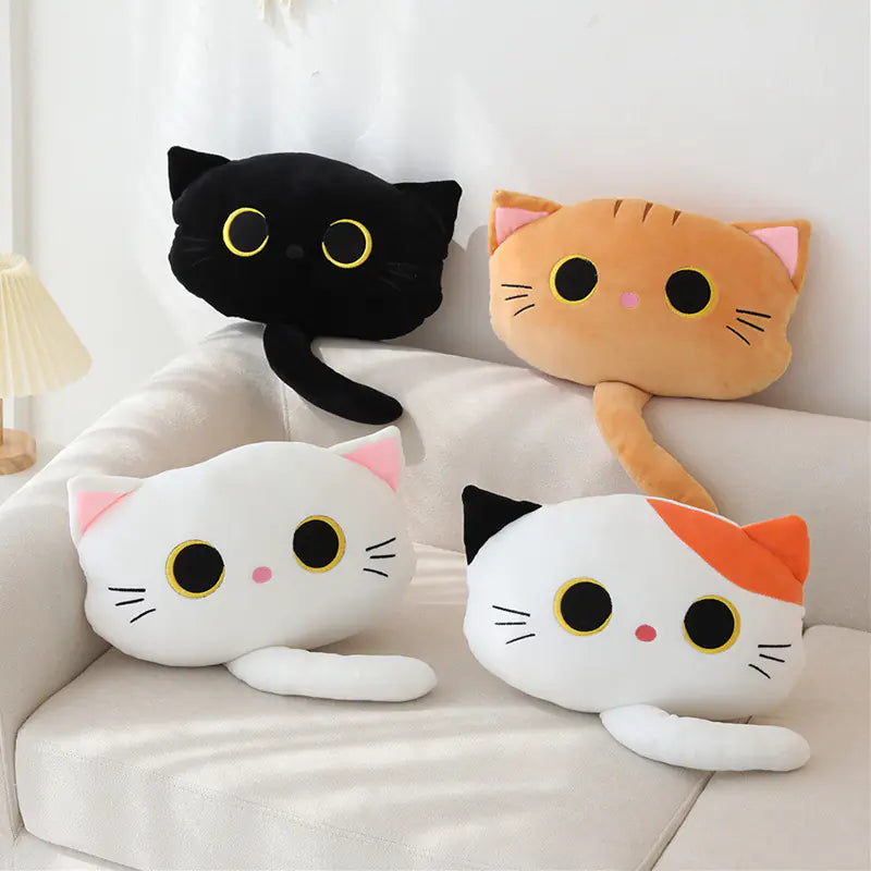Cat Plush Headrest Pillow