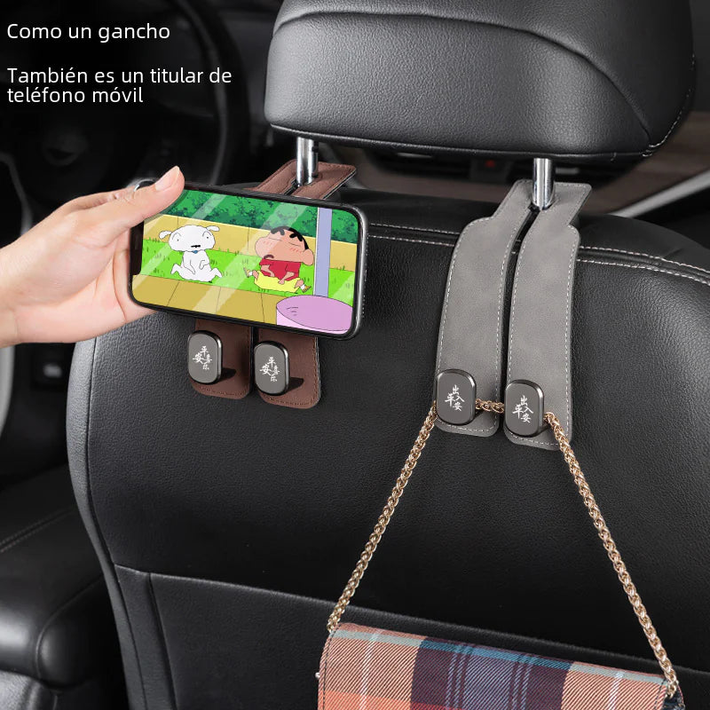Car Headrest Storage Hooks